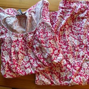 Chaps Capri Pajamas M